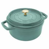 staub "Pico Cotte 圆形 桉树 22厘米 " 双手 铸件 搪瓷锅 IH适用 [附序列号日本*商品] La Cocotte Round Z1025-321