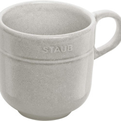 STAUB 珐宝 Dining Line 马克杯，200 毫升，白松露陶瓷