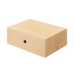 无印良品 木制小物件收纳1层 约宽25.2x深17x高8.4厘米 82603316