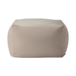 无印良品 贴身沙发用涤纶平织套 灰色米色 宽65×深65×高43cm 12524984