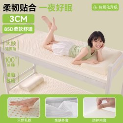 优自然 Y3天然乳胶床垫学生宿舍单人家用泰国进口橡胶5cm厚90*190