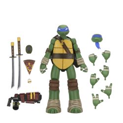 NECA - 忍者神龟(2012 年卡通)- 7 英寸(约 17.8 厘米)比例可动公仔 - 终极莱昂纳多
