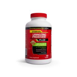 Urinozinc Plus - 前列腺补充剂含β-谷甾醇和锯棕榈 - 减少频繁排尿问题,支持您的前列腺健康,180粒