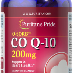 Puritan's Pride 辅酶Q10软胶囊 200mg 心脏健康 抗氧化 240粒