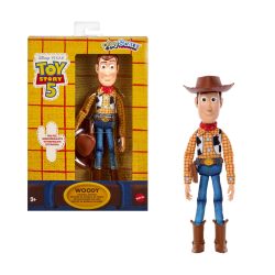 Mattel 迪士尼和皮克斯玩具总动员 5 公仔,布娃娃版玩具比例7英寸(约17.8厘米)组合,电影精确柔软收藏人偶