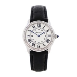 Cartier 中古98新Cartier卡地亚伦敦solo系列白盘腕表男女款礼物