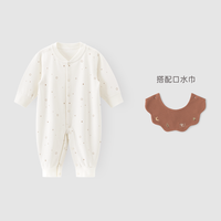 88VIP：乖奇熊 婴幼儿长袖连体衣服春秋季男女宝宝无骨哈衣爬爬服家居秋装
