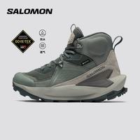 萨洛蒙 女款 户外运动防水透气缓震稳定舒适登山徒步鞋 ELIXIR MID GTX 都市灰 476980 6 (39 1/3)