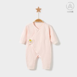 La Chapelle Sport 拉夏贝尔新生婴儿衣服春秋季初生0纯棉3月打底哈衣薄款宝宝连体衣