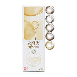 强生 彩色隐形眼镜 日抛 600度 30片装