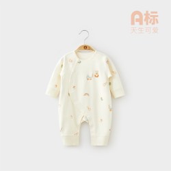 wismorni 婴儿衣服春秋睡衣男女宝宝连体衣纯棉长袖哈衣爬爬服秋装
