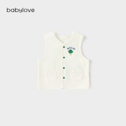 Babylove 婴儿马甲纯棉坎肩宝宝春秋知蔬达理
