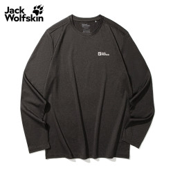 Jack Wolfskin THERMAL长袖速干T恤男秋季新款吸湿快干5029092 泥棕色/D0108 XL
