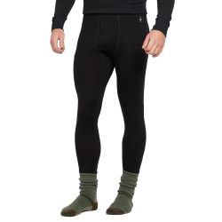 Smartwool 男式经典四季美利奴羊毛打底裤,黑色,M 码