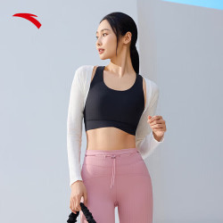 安踏 关晓彤同款运动内衣女瑜伽背心防震文胸强支撑高强度美背