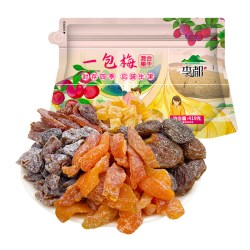 李都 一包梅好蜜饯果干果脯零食酸甜梅子休闲芒果混合追剧解馋必备