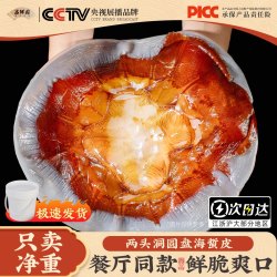昌鲜园 舟山正宗野生海蜇皮5斤桶装特级非即食凉拌商用岱山两头洞海蜇皮