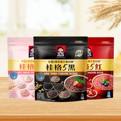 桂格 5黑混合五黑五白5红冲饮麦片黑芝麻饱腹速食即食懒人早餐小袋