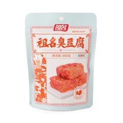 祖名 臭豆腐正宗油炸豆腐干豆干零食小吃休闲食品105g