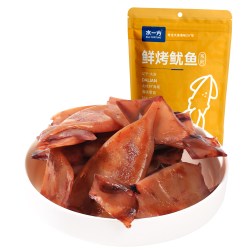 水一方 现烤鱿鱼仔大连特产原味空心仔碳烤香辣铁板鱿鱼仔海鲜零食
