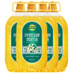 道道全 双低压榨菜籽油 5L