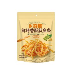 卜奇脆 鱿鱼丝芥末芝士味零食独立包装开袋即食小吃海味零食新品