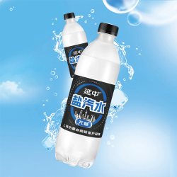 延中 盐汽水新品老上海解渴无糖600ml*20瓶/箱碳酸饮料整箱批发
