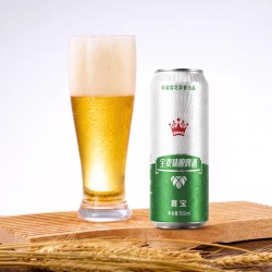 雪花 喜宝啤酒全麦精酿8°P度罐装黄鲜啤酒整箱 500ml*12听箱新日期