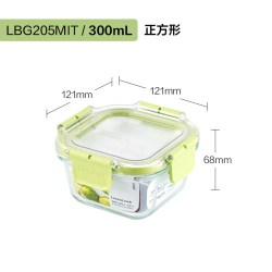 LOCK&LOCK 玻璃饭盒 300ml
