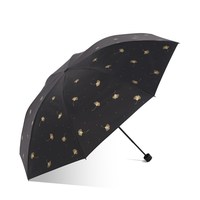 天堂伞 8骨三折晴雨伞 银杏飞舞