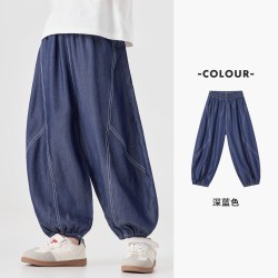 多多家 男童弯刀裤儿童长裤