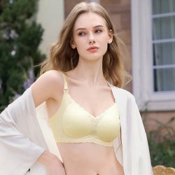 嫚熙 小苍兰防溢乳哺乳内衣防下垂孕妇文胸喂奶