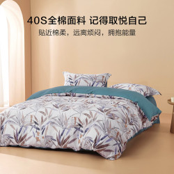 水星家纺 百丽丝曦华全棉四件套 1.2m床 床单款