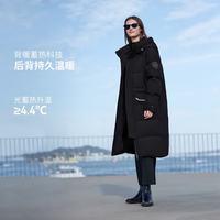 坦博尔 TBF550820D 鹅绒加厚保暖 黑色 L(170) 女士羽绒服
