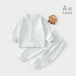 温巢 婴儿衣服秋季分体套装婴幼儿宝宝睡衣秋衣a类秋装内衣小月龄早秋6