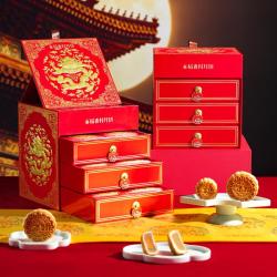 稻香村 月饼礼盒 龙镇九州1100g