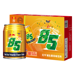 红牛 85 racing赛车系列 经典金罐红牛维生素风味饮料 250ml*24罐