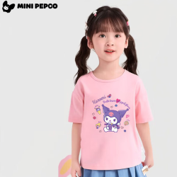 小猪班纳 男女童100%纯棉卡通短袖T恤  颜色可选