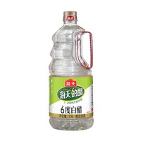 海天 6度白醋1.9L大桶家庭装酿造食醋炒菜凉拌泡制清洗商用调味品