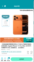 Apple iPhone 17 Pro Max (A3527) 全网通5G手机