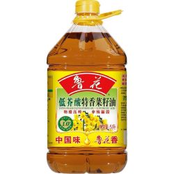 鲁花 香飘九州鲁花低芥酸特香菜仔油5L家用食用油非转基因物理压榨一级
