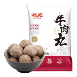 潮庭 潮汕牛肉丸牛筋丸组合汕头特产火锅丸子组合套装
