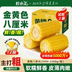 灶小美 玉米新鲜糯玉米内蒙古黏玉米棒真空包装非东北即食黄糯苞米