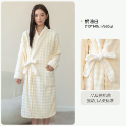盼夫人 2026新款浴袍女可穿式浴巾比全棉吸水速干洗完澡穿的浴衣四季通用