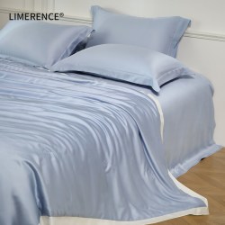 LIMERENCE 100支天丝蚕丝夏凉被四件套兰精莱赛尔机洗凉感桑蚕丝被
