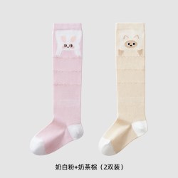 嫚熙 婴儿袜子不勒腿长袜新生儿宝宝长筒袜男女儿童过膝袜