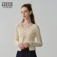 今日必买：TEENIE WEENIE 【原纱防晒】小熊淑女毛衣针织开衫长袖打底衫女式空调衫