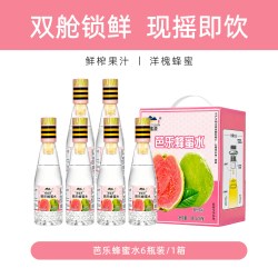 柚子蜂蜜水便携瓶装果味饮料便携即饮办公出游家庭囤货饮品芭乐