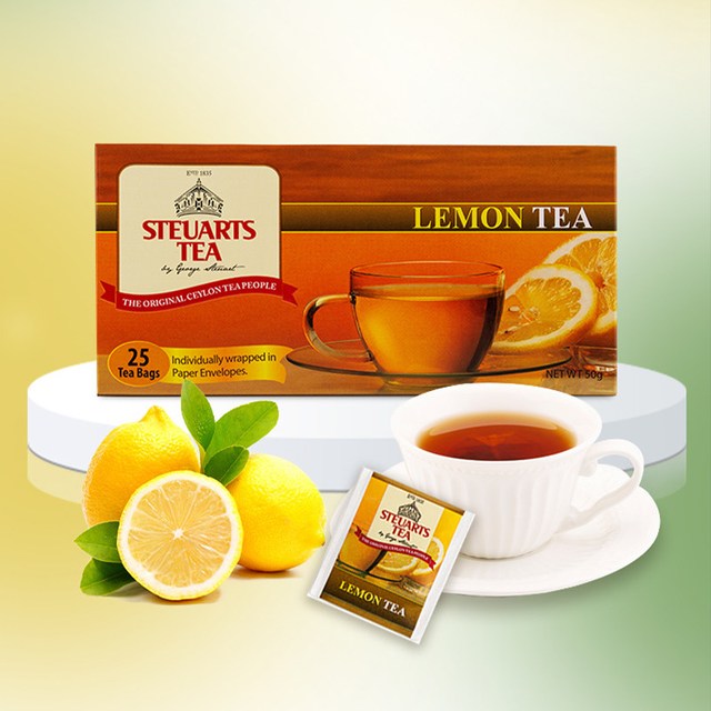 Steuarts Tea 锡兰红茶 可冷泡 25袋*盒柠檬味