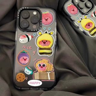 iPhone14Promax手机壳苹果15卡通13pro少女XR露比xs全包12防摔11